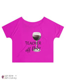 Teacher Off Duty Women's Slouchy top - 2XL / Berry - Grape and Whiskey