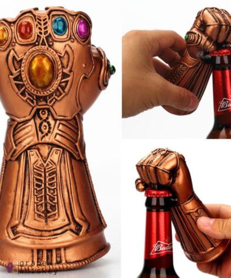Thanos Gauntlet Beer Bottle Opener -  - Grape and Whiskey