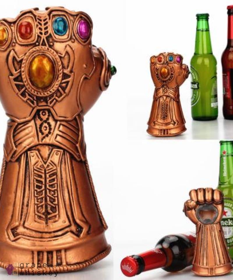 Thanos Gauntlet Beer Bottle Opener -  - Grape and Whiskey