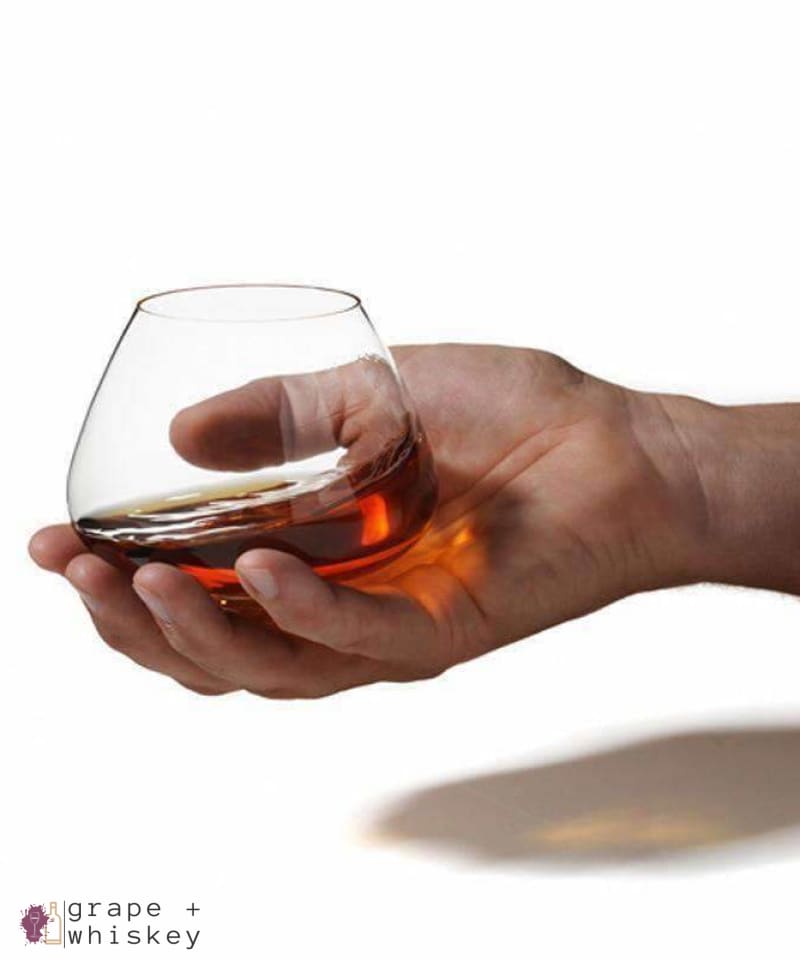 &quot;The Swirler&quot; Belly Whiskey &amp; Brandy Glass -  - Grape and Whiskey