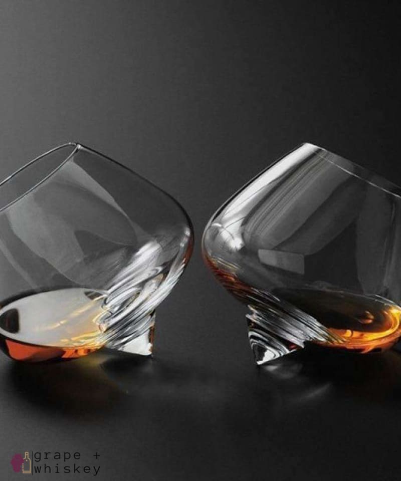 &quot;The Swirler&quot; Belly Whiskey &amp; Brandy Glass -  - Grape and Whiskey