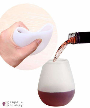Unbreakable Silicone Wine Cups -  - Grape and Whiskey