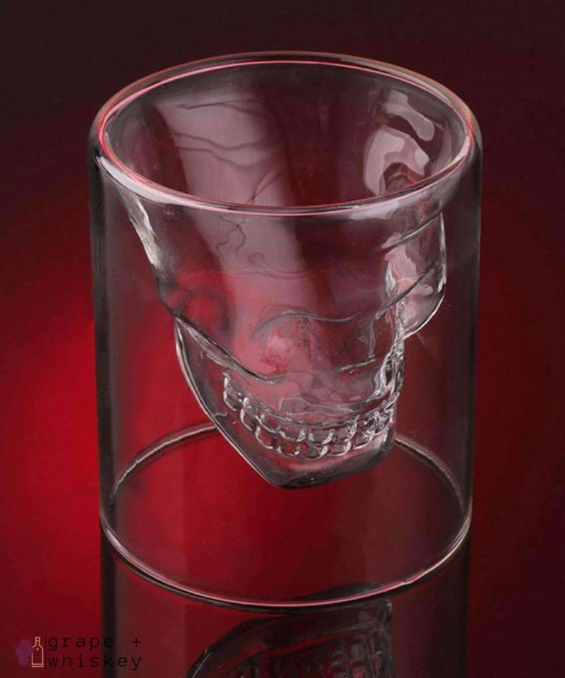 Whiskey Skull Glass -  - Grape and Whiskey