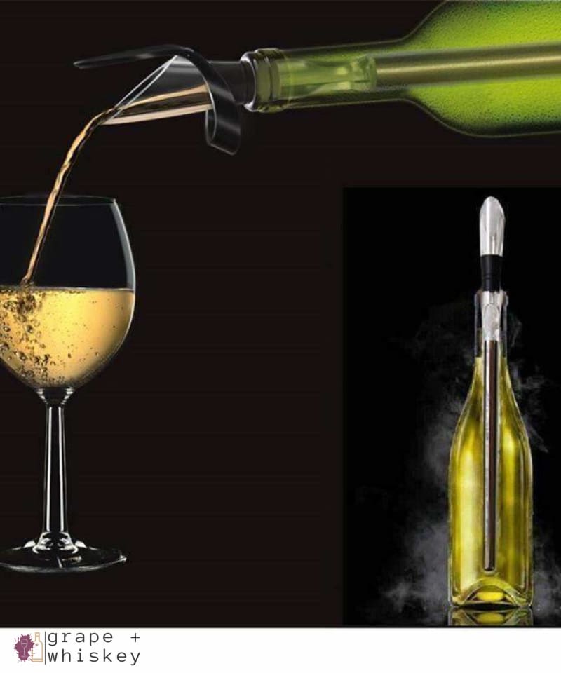 Wine Chiller Stick with Pourer -  - Grape and Whiskey
