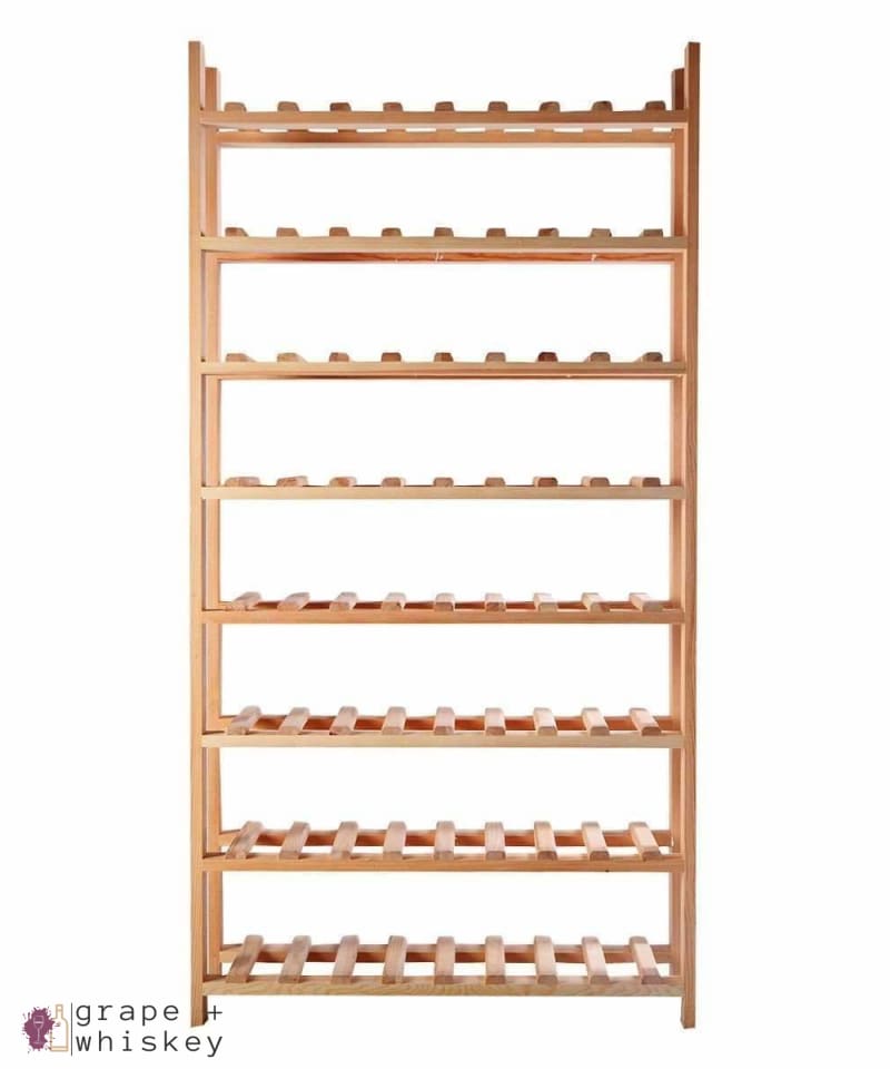 Wooden Wine Holder Bottle Rack for 120 Bottles -  - Grape and Whiskey